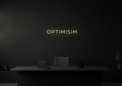 OPTIMISM - Neon Sign
