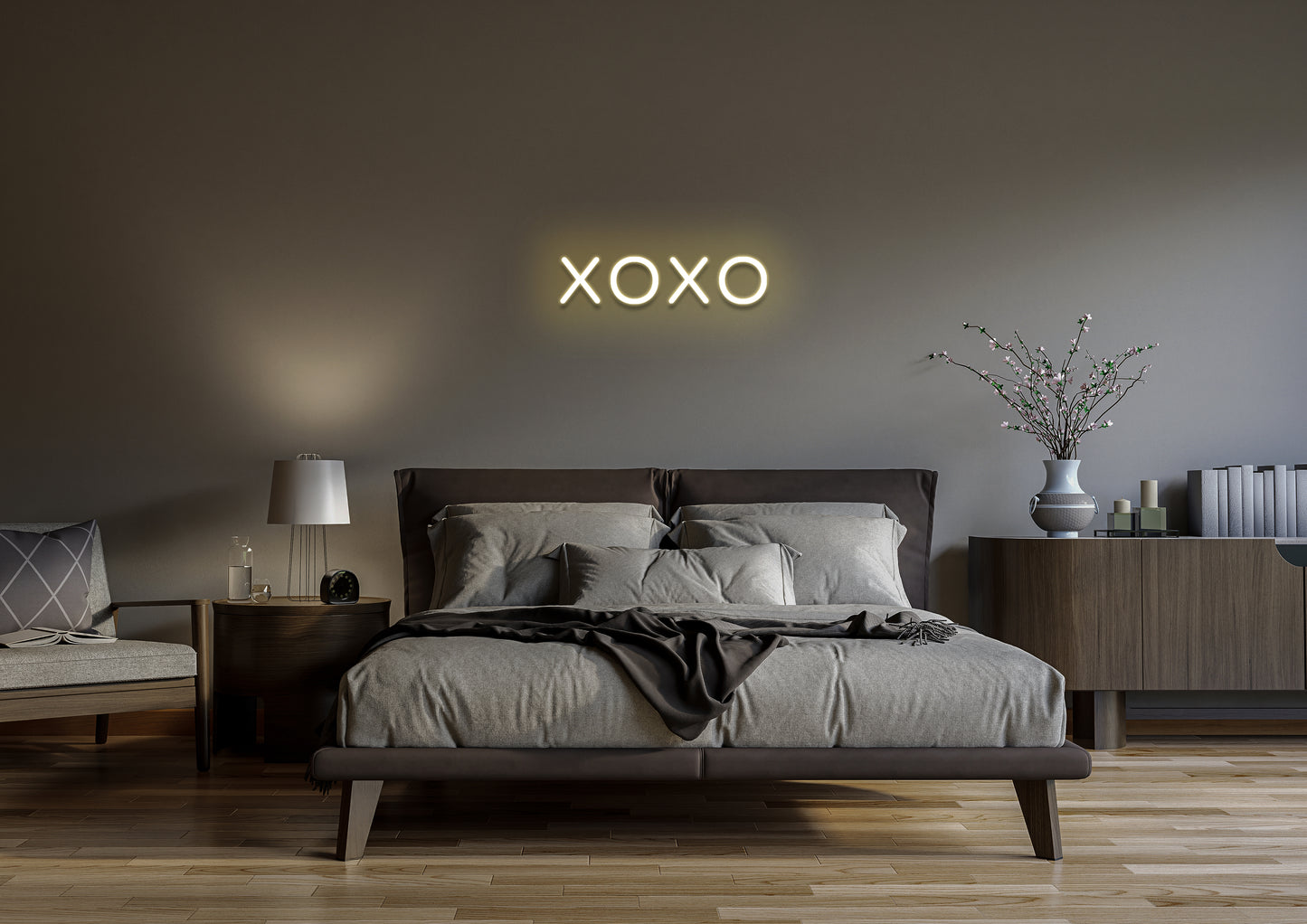 xoxo (clean) - Neon Sign
