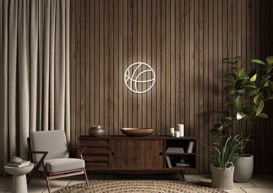 Basketball - Neon Sign
