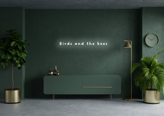 Birds and The Bees - Neon Sign
