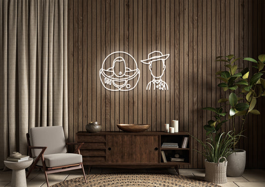 Buzz and Woody - Neon Sign