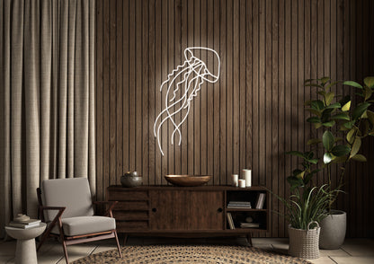 Jellyfish - Neon Sign