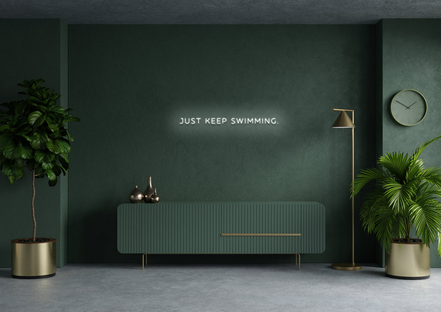 JUST KEEP SWIMMING - Neon Sign