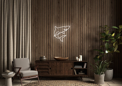 Shark - Neon Sign