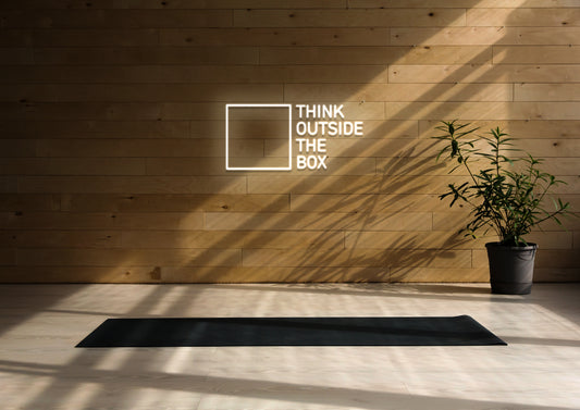 Think Outside The Box - Neon Sign