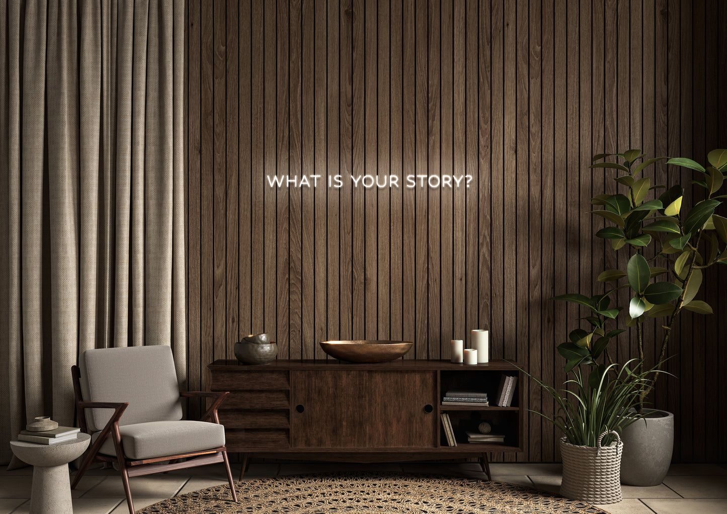 What is Your Story (Formal) - Neon Sign