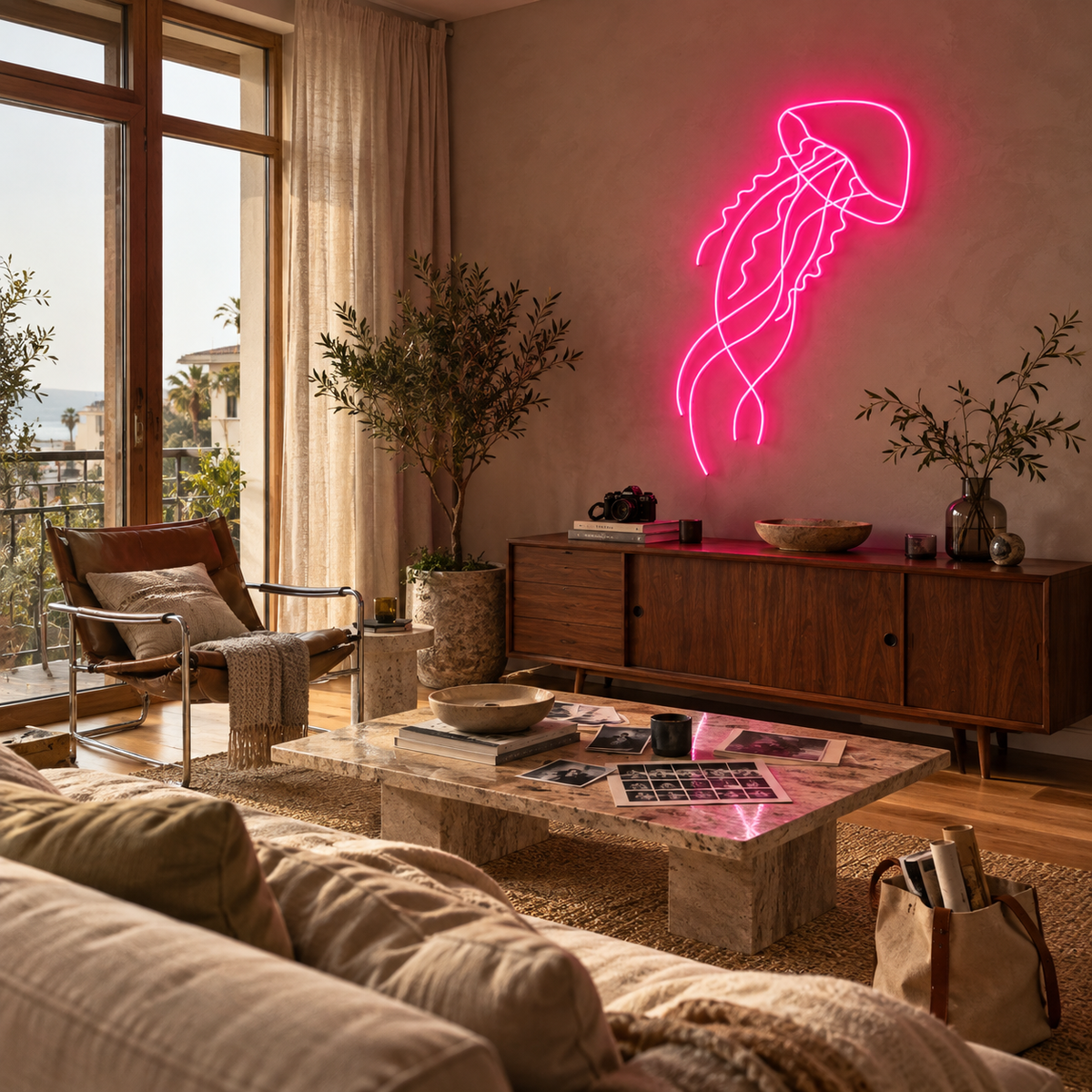 Jellyfish - Neon Sign